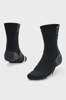 Черные носки UA  AD Playmaker 1pk Mid Черный 47.5-50.5 Under Armour 1376229-001