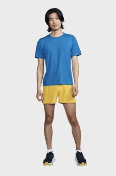 Мужская синяя футболка STOPWATCH SHORT SLEEVE Синий S Saucony SAM800377-SVH