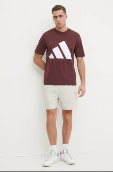 Хлопковая футболка adidas Essentials