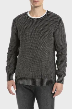 Мужской темно-серый джемпер Серый M Replay UK4472.000.G21280Q