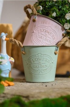 Метевий вазон - блідо-зелений