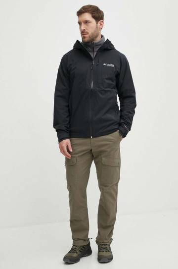 Куртка outdoor Columbia Ampli-Dry II цвет чёрный 2071061 Куртка outdoor Columbia Ampli-Dry II цвет чёрный 2071061