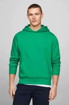 Мужское зеленое худи FLAG LOGO Зеленый M Tommy Hilfiger MW0MW34266