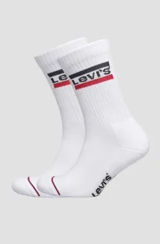 Белые носки (2 пары) Белый 39-42 Levi’s® 902012001;001