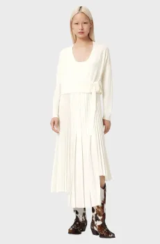 Женское белое платье 2в1 LUCILLE Белый L AllSaints W215DE
