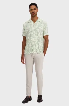 Мужские белые льняные чиносы Белый 32-34 Pierre Cardin PC.-C3 33850.5018