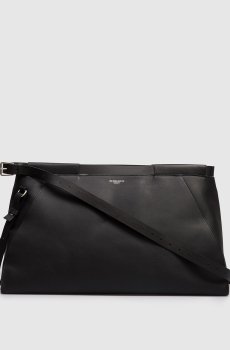 Черная кожаная сумка Sylvia