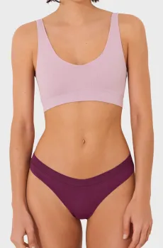 Женские бордовые трусики Бордовый XL womensecret 872278