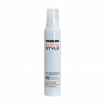 Пенка для волос Domo Style Professional Hair Treatment Ультрасильная фиксация, 200 мл Пенка для волос Domo Style Professional Hair Treatment Ультрасильная фиксация, 200 мл