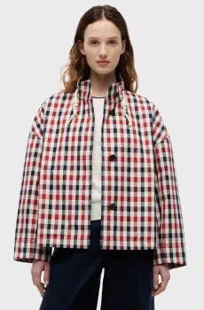 Женская куртка в клетку CHECK SHORT Разноцветный S Tommy Hilfiger WW0WW49845