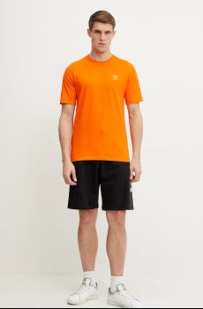 Хлопковая футболка adidas Originals Trefoil