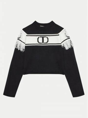 TWINSET Светр 242GJ3163 Чорний Regular Fit TWINSET Светр 242GJ3163 Чорний Regular Fit