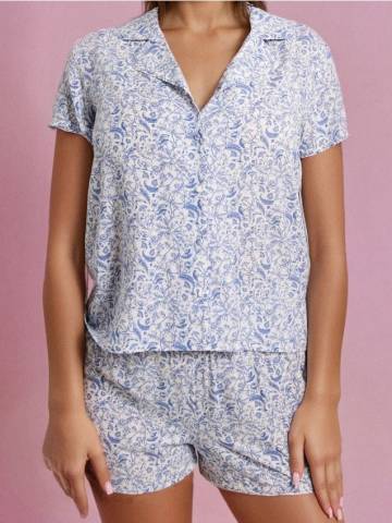 Піжамний комплект із двох предметів - білий Піжамний комплект із двох предметів - білий