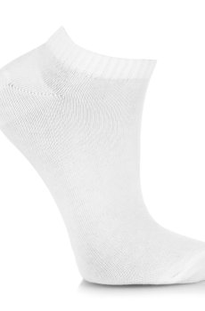Носки женские AmiGA спортивные, укороченные, белые, размер 23-25