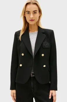 Женский черный жакет PUNTO Черный 36 Tommy Hilfiger WW0WW48696