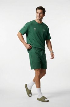 Бавовняна футболка з написом Picasso - зелений