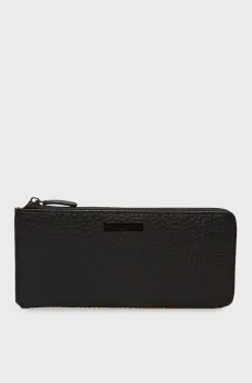 Мужской черный кожаный кошелек Черный ONESIZE Baldinini Q6B445XXBOTT;0002