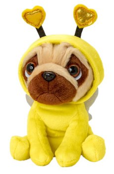Мяка іграшка Keel toys Мопс бджілка 14 см (SF0531/6)