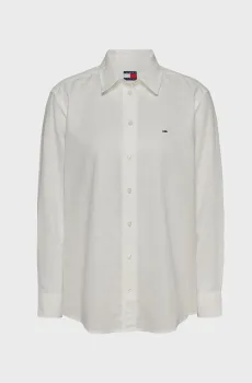 Женская белая рубашка TJW RLX LINEN Белый XS Tommy Jeans DW0DW20292