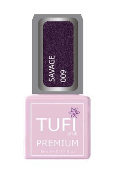 Уценка! Гель-лак для ногтей Tufi Profi Premium Savage 009 Светоотражающий аметист, 8 мл