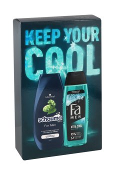 Уценка! Подарочный набор Schauma & Fa для мужчин (шампунь, 250 мл + гель для душа Fa Men Xtra Cool, 250 мл)