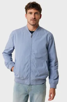 Мужской голубой бомбер Cotton blend bomber jacket Голубой S Mexx MF006800751M