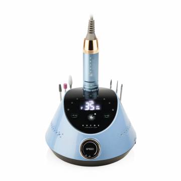 Фрезер для маникюра и педикюра BUCOS Nail Drill X2 Blue Ocean 35000 оборотов, голубой, 65 Вт