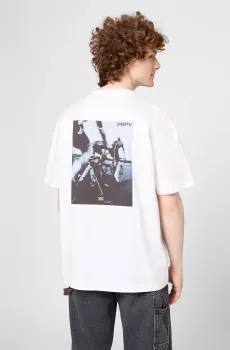 Мужская белая футболка Белый M PRPY PMTSHGOK0026