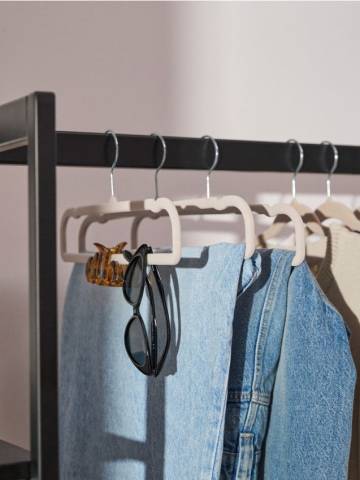 Вішалки, 5 шт. - сірий