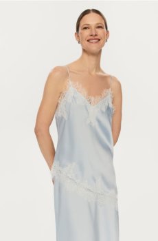 Reserved - Топ у стилі нижньої білизни - блідо-блакитний - UK948-05X