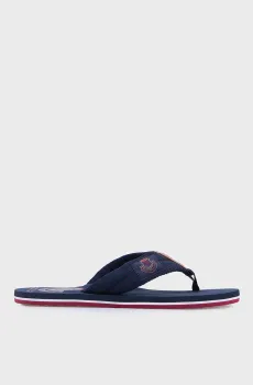 Мужские темно-синие вьетнамки PATCH Синий 42 Tommy Hilfiger FM0FM05804