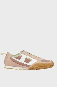 Женские розовые замшевые кроссовки PAGODHA / S-PAGODHA LOW W SNEAKERS Розовый 37 Diesel Y03687 P8404