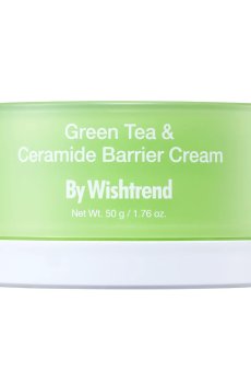 Восстанавливающий крем для лица By Wishtrend Green Tea & Ceramide Barrier Cream с зеленым чаем и церамидами, 50 г