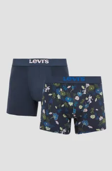 Мужские темно-синие боксеры (2 шт) Синий XL Levi’s® 701232218;001