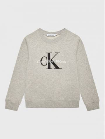 Calvin Klein Jeans Світшот Monogram Logo IU0IU00265 Сірий Regular Fit Calvin Klein Jeans Світшот Monogram Logo IU0IU00265 Сірий Regular Fit