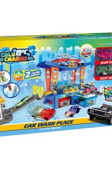 Детская игрушка YG Toys Паркинг Автомойка с машинками меняющими цвет, от 3 лет (5503)