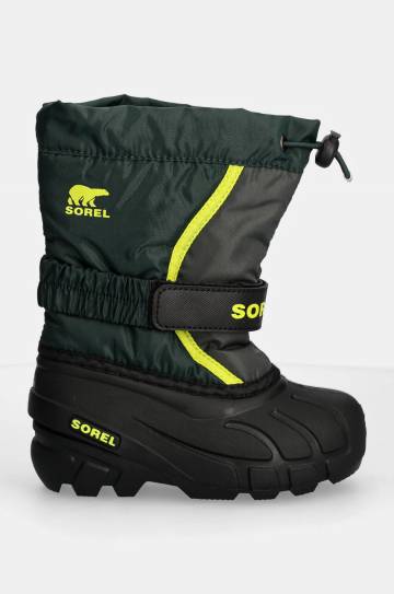 Детские сапоги Sorel CHILDRENS FLURRY BO цвет зелёный 2114082 Детские сапоги Sorel CHILDRENS FLURRY BO цвет зелёный 2114082