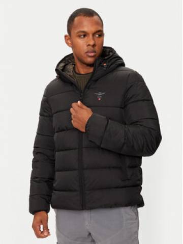 Aeronautica Militare Пуховик 242AB2184CT3375 Чорний Regular Fit Aeronautica Militare Пуховик 242AB2184CT3375 Чорний Regular Fit