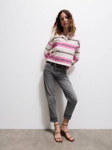 Mohito - Блузка з коміром - бежевий - XXL Mohito - Блузка з коміром - бежевий - XXL