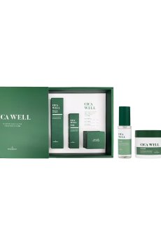 Набор для лица BeauuGreen Cica Well (спрей-мист, 150 мл + крем, 50 мл + сыворотка, 50 мл)
