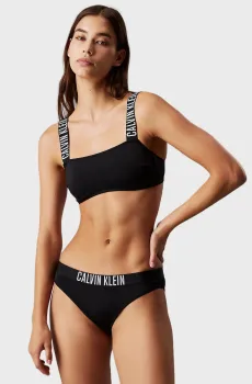 Женские черные трусики от купальника BIKINI Черный XS Calvin Klein KW0KW02856