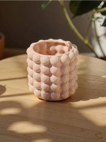 Керамічний горщик - нюдовий