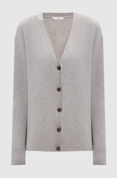 Серый кардиган Maser из кашемира