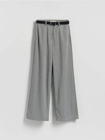 Reserved - Штани з ременем - темно-сірий - 661GA-90M