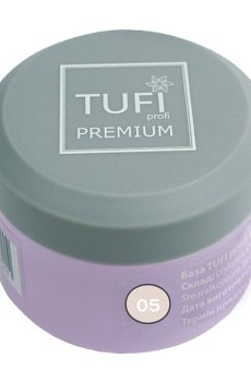 Уценка! База для гель-лака Tufi profi Premium Rubber French Base 05 Сладкая нуга, 30 мл