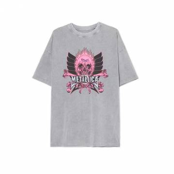 Cropp - Футболка з принтом Metallica - light grey Cropp - Футболка з принтом Metallica - light grey