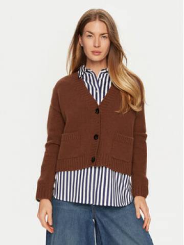 Weekend Max Mara Кардиган Arad 2425346042 Коричневий Relaxed Fit Weekend Max Mara Кардиган Arad 2425346042 Коричневий Relaxed Fit