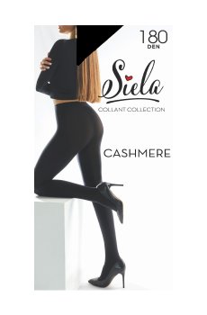 Колготки женские Siela Cashmere, 180 DEN, Nero, размер 5