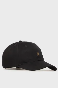 Женская черная кепка ELEVATED Черный ONESIZE Tommy Hilfiger AW0AW17773