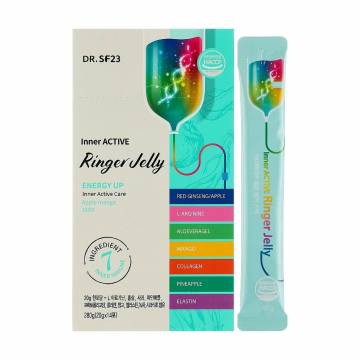 Съедобное коллагеновое желе для активной жизни Skinfactory Inner Active Ringer Jelly в стиках, 14*20 г Съедобное коллагеновое желе для активной жизни Skinfactory Inner Active Ringer Jelly в стиках, 14*20 г